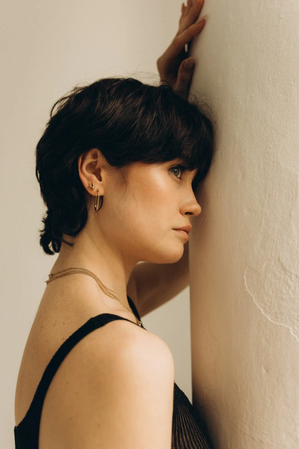 Kolczyki OVAL HOOPS GOLD