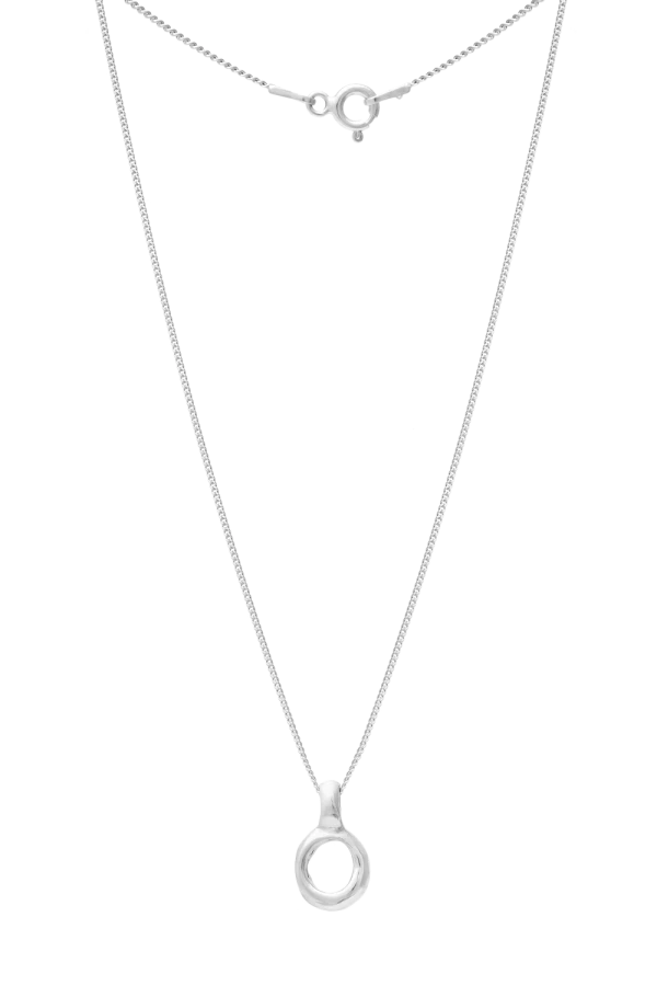Naszyjnik LITERKA "O" SILVER
