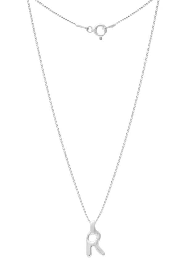 Naszyjnik LITERKA "R" SILVER