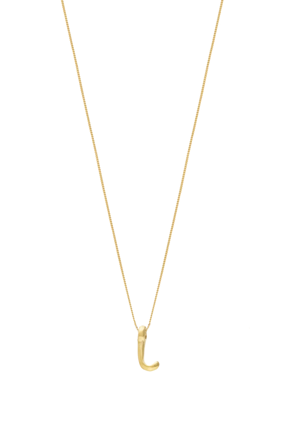 Naszyjnik LITERKA "L" ZŁOTO 14K
