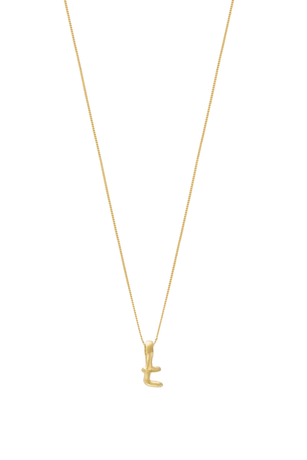 Naszyjnik LITERKA "Ł" ZŁOTO 14K