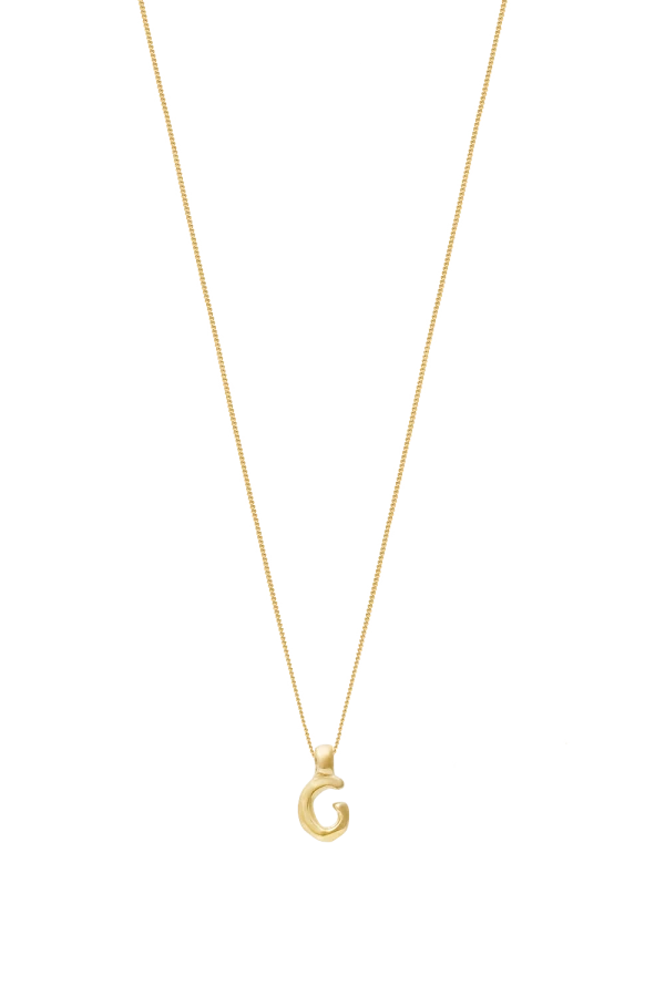 Naszyjnik LITERKA "G" ZŁOTO 14K