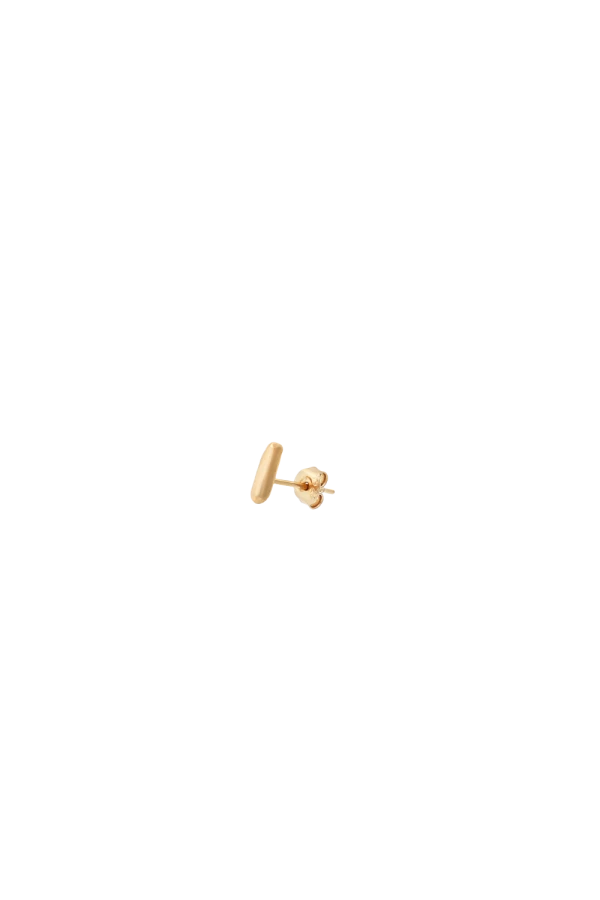 Kolczyk LITERKA "I" GOLD