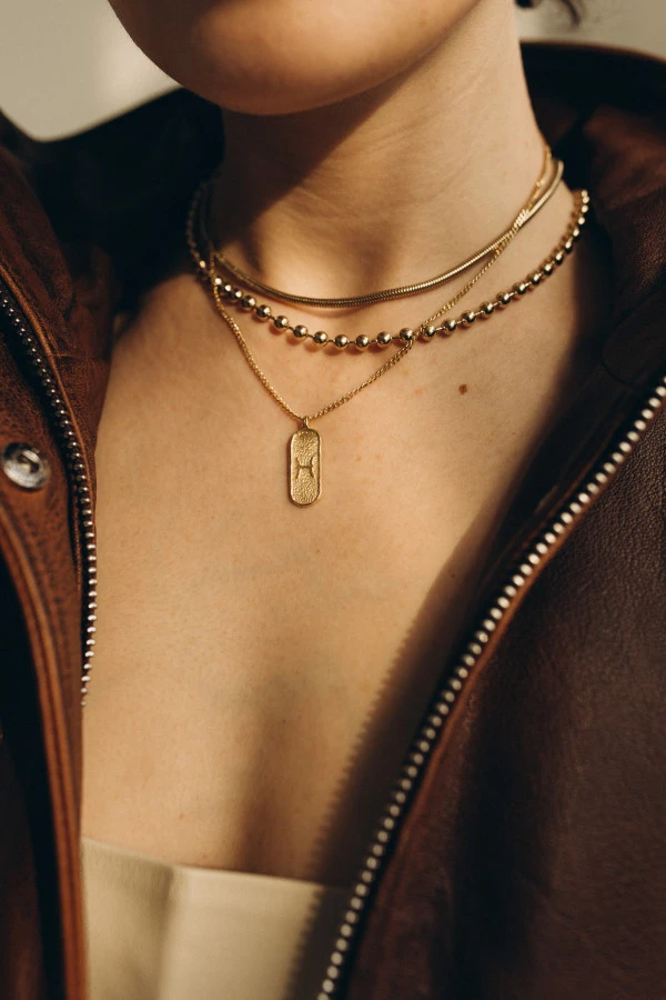 Naszyjnik ZODIAK RYBY GOLD