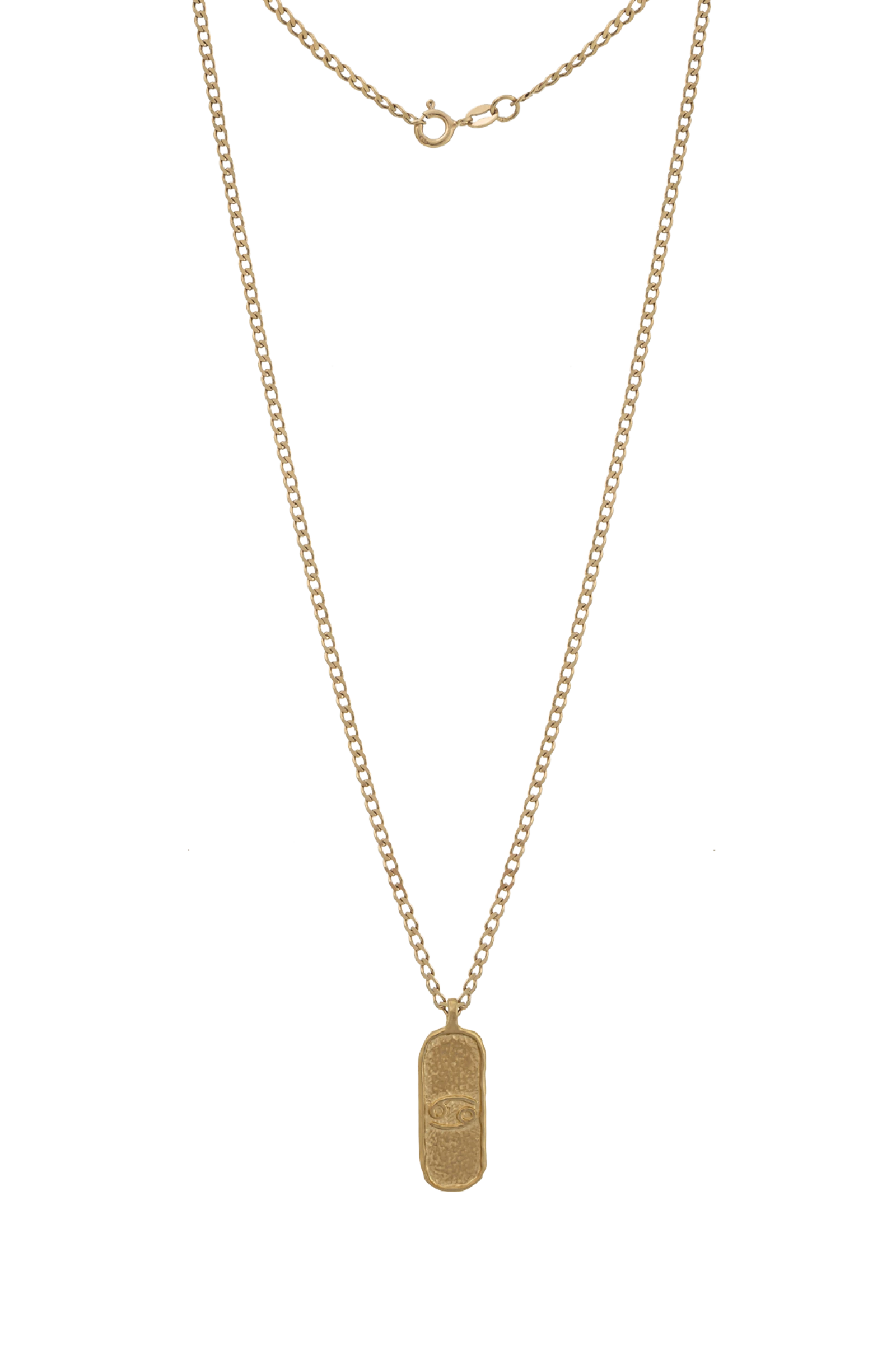 Męski Naszyjnik ZODIAK RAK GOLD