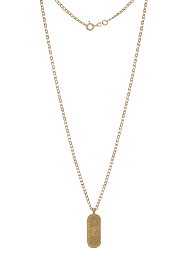 Męski Naszyjnik ZODIAK RAK GOLD Męski Naszyjnik ZODIAK RAK GOLD