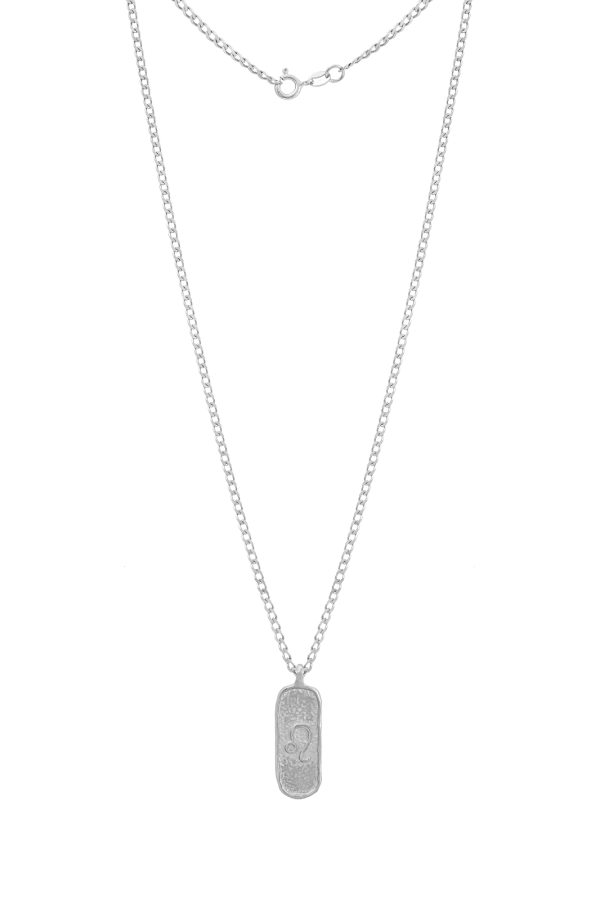 Męski Naszyjnik ZODIAK LEW SILVER