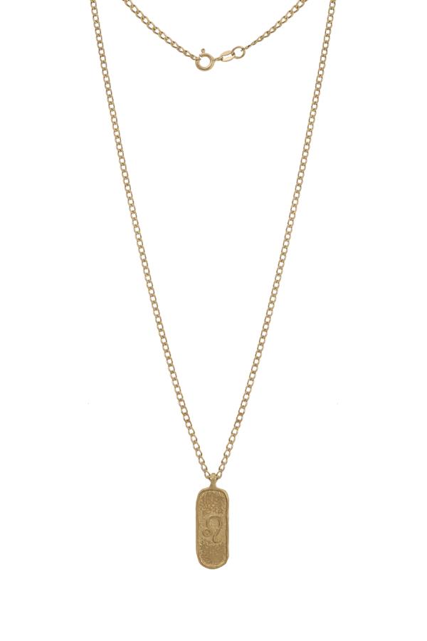 Męski Naszyjnik ZODIAK LEW GOLD