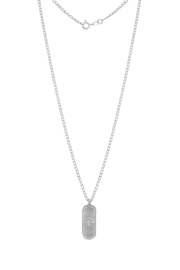 Męski Naszyjnik ZODIAK WAGA SILVER