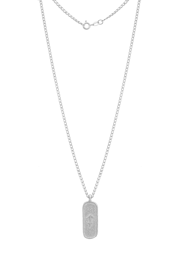 Męski Naszyjnik ZODIAK STRZELEC SILVER