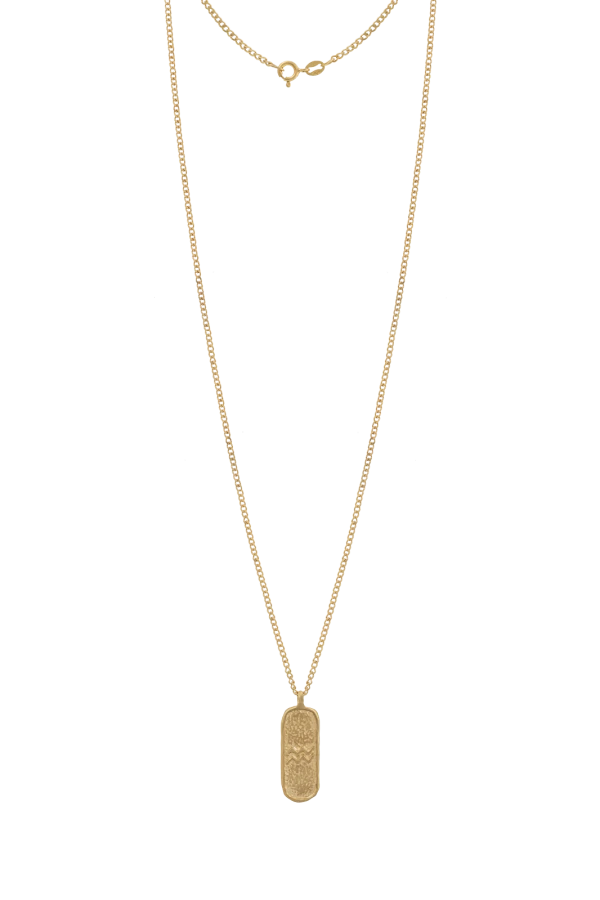 Naszyjnik ZODIAK WODNIK GOLD