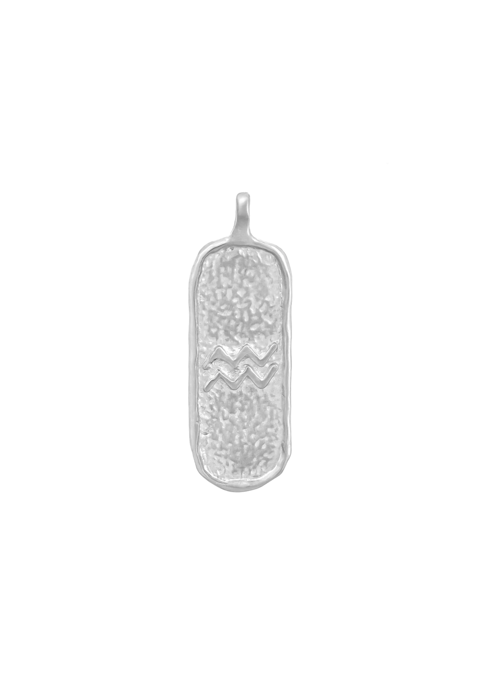 Męski Naszyjnik ZODIAK WODNIK SILVER