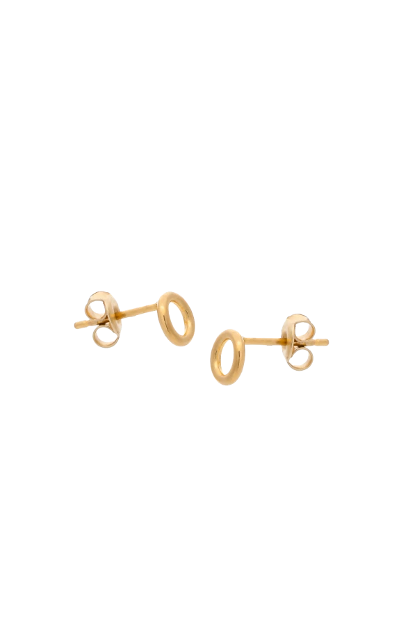 Kolczyki MINI ROUND GOLD