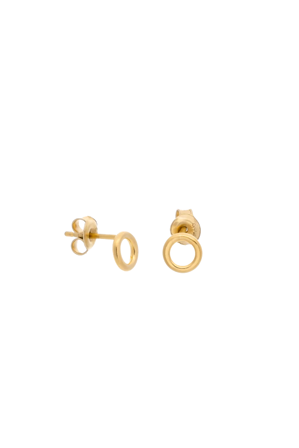 Kolczyki MINI ROUND GOLD