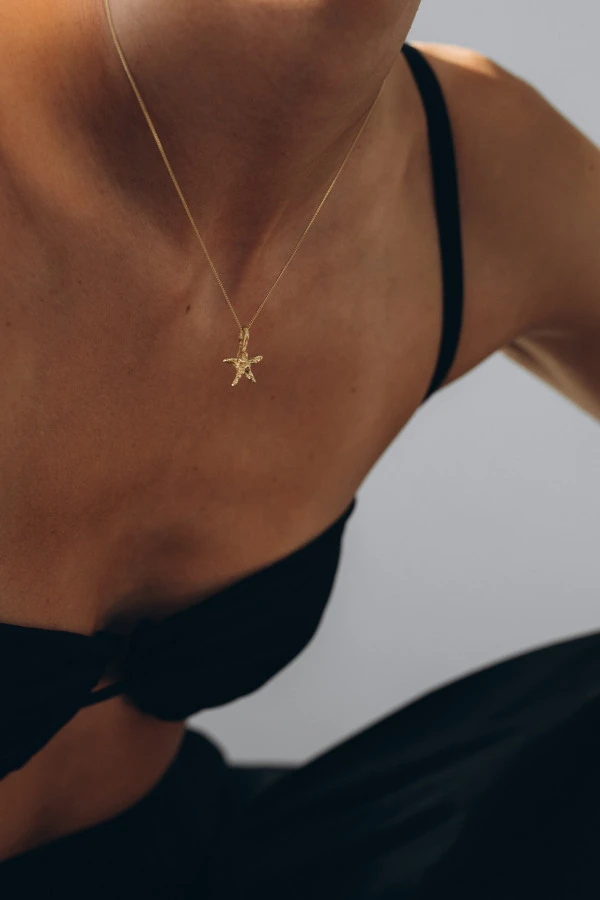 Zawieszka MINI STARFISH GOLD