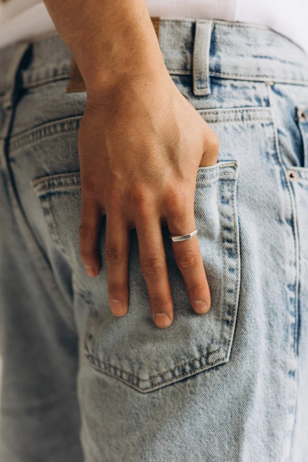 Męski Pierścionek CASUAL SILVER