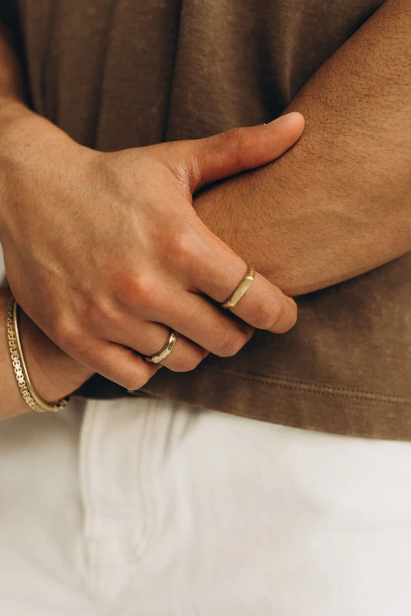 Męski Pierścionek SPOT GOLD Męski Pierścionek SPOT GOLD