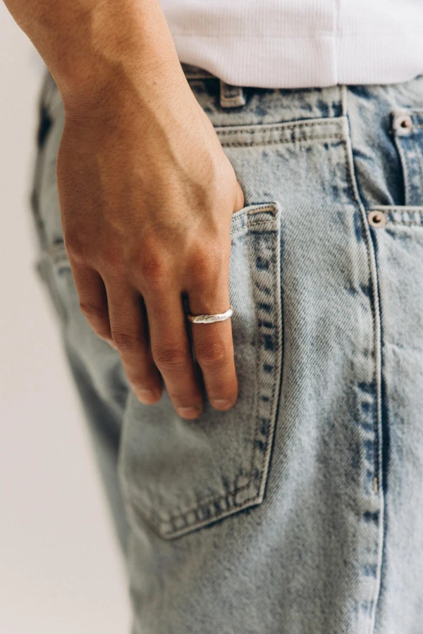 Męski Pierścionek SPOT SILVER Męski Pierścionek SPOT SILVER