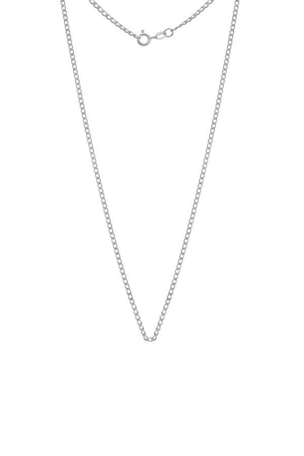 Łańcuszek MIDI PANCERKA SILVER