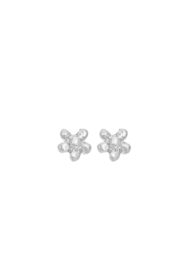 Kolczyki KWIATUSZEK SILVER