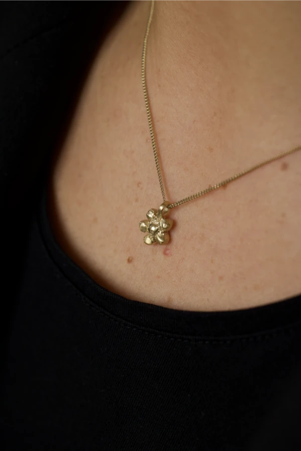 Zawieszka KWIATUSZEK ZŁOTO 14K